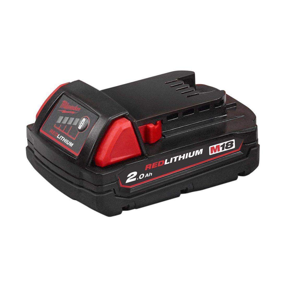 Milwaukee M18B2 18V RED-LITHIUM 2.0Ah Li-Ion Battery