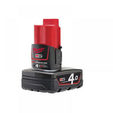 Milwaukee M12B4 12V 4.0Ah Li-Ion Battery