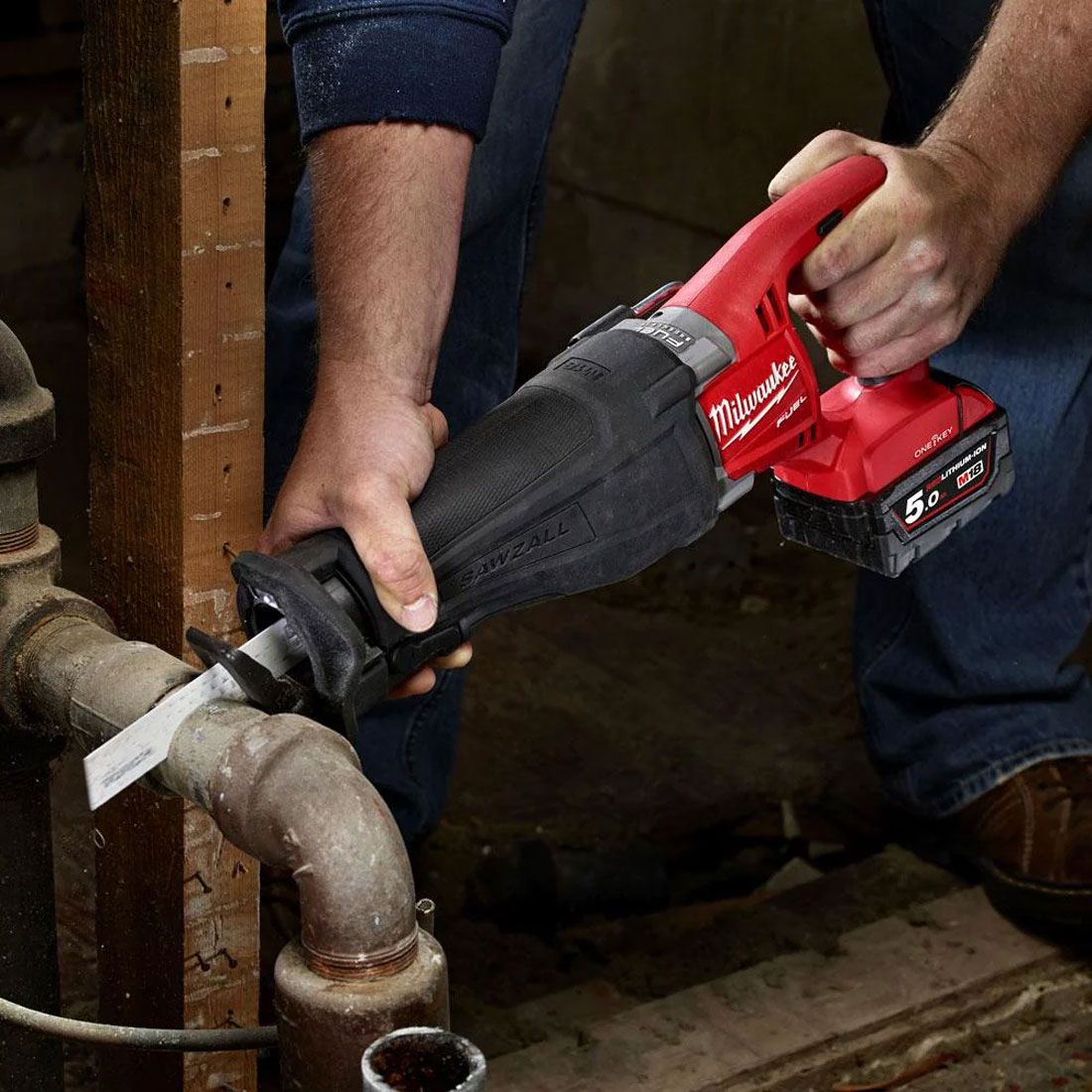 Milwaukee M18ONEFSZ-0X M18 ONE-KEY 18V Sawzall Reciprocating Saw Body & Case