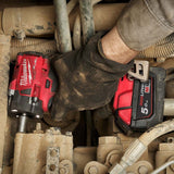 Milwaukee M18FIW2F12-502X M18 18V Fuel 1/2" Compact Impact Wrench & 2x 5.0Ah Batteries