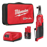 Milwaukee M12FHIR38-201B M12 12V Fuel 3/8" High Speed Ratchet & 2.0Ah Battery