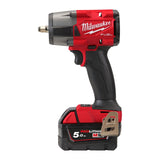 Milwaukee M18FMTIW2F38-502X M18 18V Fuel 3/8" Impact Wrench With Friction Ring 2x 5.0Ah Batteries