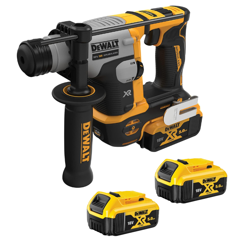 DeWalt DCH172P2 18V XR Brushless 16MM SDS+ Rotary Hammer Drill & 2x 5Ah