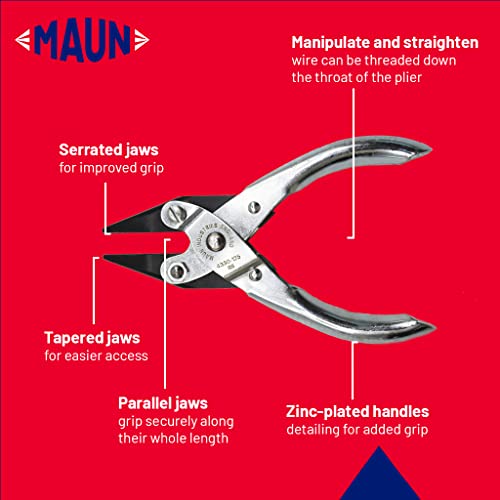 Maun Snipe Nose Parallel Plier 125 mm