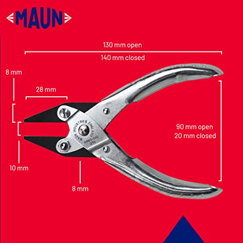 Maun 4860-140 Flat Nose Parallel Plier 140 mm