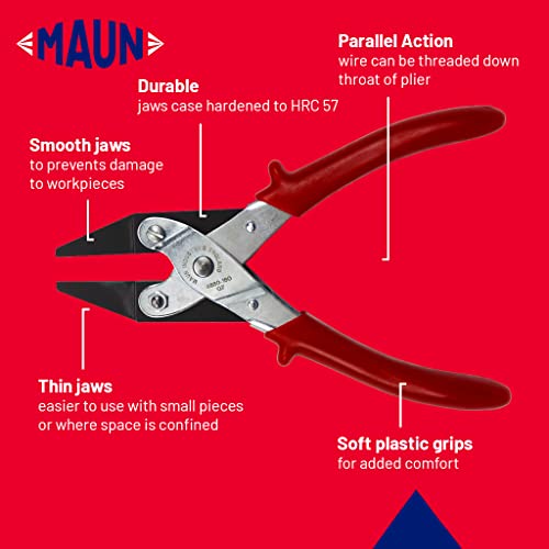 Maun 4880-160 Thin Jaws Parallel Plier 160 mm