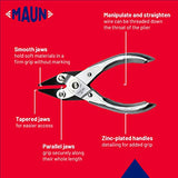 Maun Snipe Nose Parallel Plier 125 mm