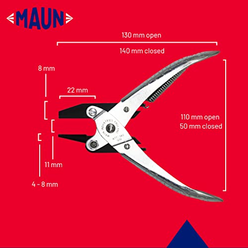 Maun Round Jaws Parallel Plier 140 mm