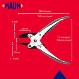 Maun Round Jaws Parallel Plier 140 mm