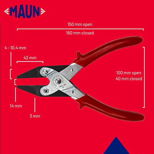 Maun 4880-160 Thin Jaws Parallel Plier 160 mm